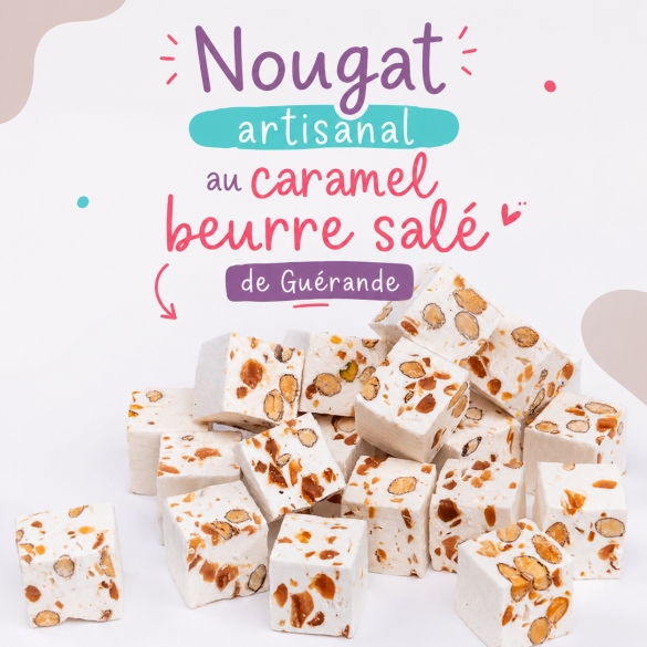 Boite de conserve remplie de Nougats (150g) 'Concentré de Mercis" | Cadeau original Maître - Maîtresse - Atsem