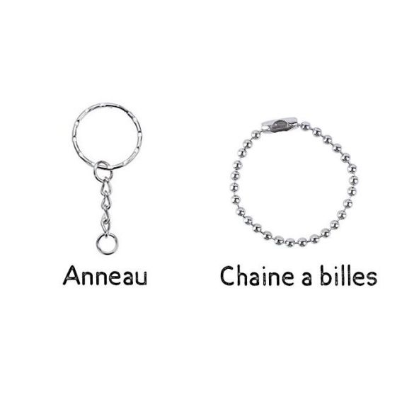 Porte clé personnalisable en bois "étoile" | Gravé