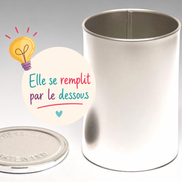 Boîte de conserve surprise personnalisée à remplir – Cadeau original
