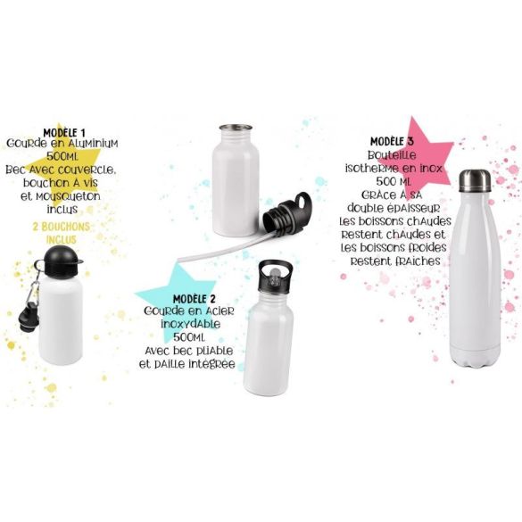 Gourde ou bouteille personnalisée Super maître