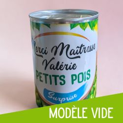 Boîte de conserve surprise personnalisée à remplir – Cadeau original