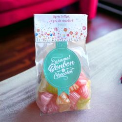 Sachet personnalisé de bonbons berlingots aux fruits