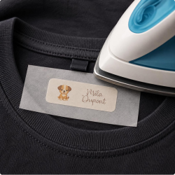 Etiquettes vêtement personnalisées thermocollantes Little Wild